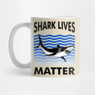 Shark Lives Matter Parody Mug